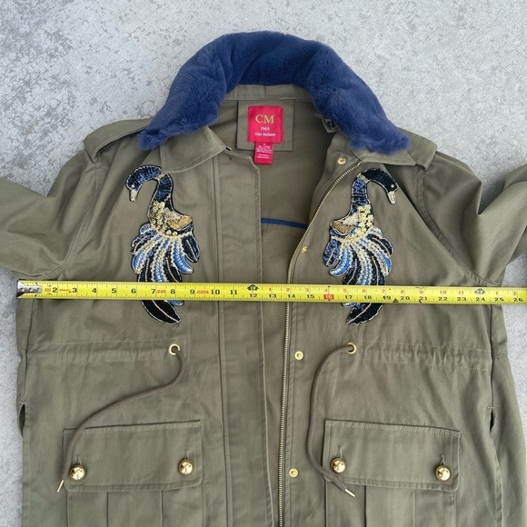 Ciao Milano Lara Embellished 2-1 Twill Puffer Jacket Size Medium - Picture 13 of 13